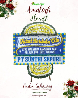 Papan Bunga Duka di Sindulang Satu