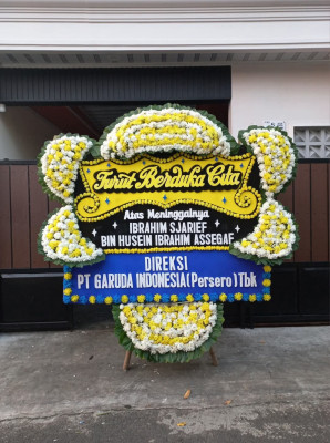 Papan Bunga Duka di Sindulang Satu