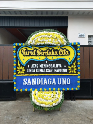 Papan Bunga Duka di Sindulang Satu